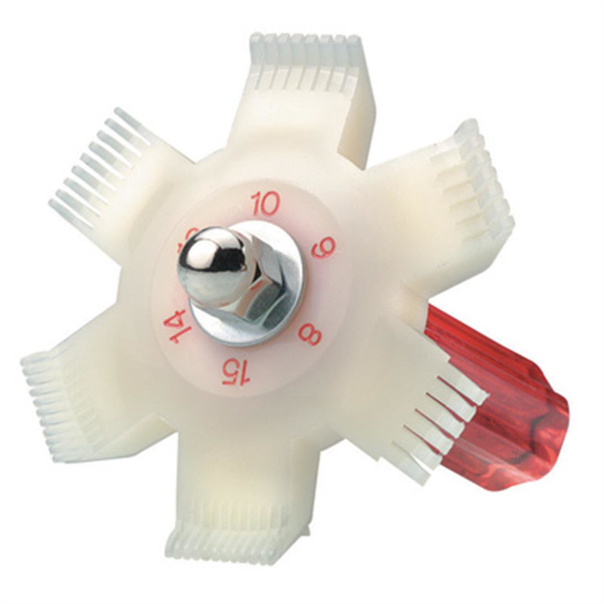 FJC Fin Comb Set — 6 Pcs, 8 to 20 Fins Per Inch, Model# FJC2740